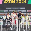 Das Podium im Sonntagsrennen auf dem Norisring