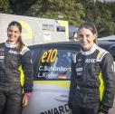 Toller Einstand: Claire Schönborn (r.) feierte an der Seite von Lisa Kiefer ein starkes Rallye-Debüt