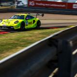 Thomas Preining steuerte seinen Porsche 911 GT3 R im Freien Training auf Rang zwei