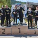 Freude im Ziel in Morzine: Bemmann, Lemke, Galleano, Chavanne, Ad. Rott, An. Rott (v.l.n.r.)