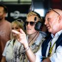 Bundesliga-Profi Xaver Schlager verfolgte die DTM in der Box von Abt Sportsline