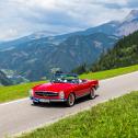 Die ADAC Europa Classic 2024 führte etwa 70 Oldtimer vom 2. bis 5. September rund um Schenna, Südtirol