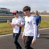 Für die Talente wie Rocco Sessler stand zunächst ein Trackwalk mit Bradl an (c) Markus Toppmöller