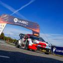 Auf den 18 Wertungsprüfungen der Central European Rally sind die WRC1-Piloten mit einem gut 500 PS starken Hybridantrieb unterwegs, dessen Verbrenner-Komponente mit fossilfreiem Treibstoff betrieben wird