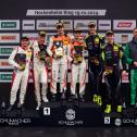 Das Samstagspodium der ADAC GT4 Germany auf dem Hockenheimring