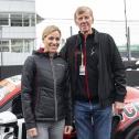 Wimbledon-Siegerin Angelique Kerber und Rallye-Ikone Walter Röhrl bei der DTM