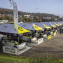 Starker Auftritt: Der Servicepark des ADAC Opel Electric Rally Cup macht einiges her