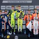 Das Podium der ADAC GT4 Germany vom Samstag