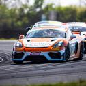 Raphael Rennhofer und Emil Heyerdahl fuhren im Porsche zweimal auf das Podium