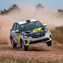 Schnell und kontrolliert: Carlbergs Corsa Rally4 kam ohne Blessuren durch die harte Rallye