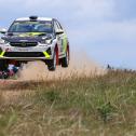 Höhenflüge: Auch in Polen wollen Carlberg und Eriksen im Opel Corsa Rally4 hoch hinaus