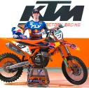 Derzeit das Maß in der 250 ccm-Klasse: Simon Längenfelder führt die Motocross-Weltmeisterschaft an (Foto: KTM/S. Taglioni)