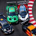 Tür an Tür bei der DTM am Norisring: Mirko Bortolotti, Marco Wittmann und Timo Glock (l-r)