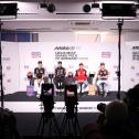 Fabio Quartararo, Marco Bezzecchi, Marc Marquez und Pedro Acosta bei der Pressekonferenz (l-r)