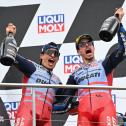 Marc und Alex Marquez schrieben beim deutschen WM-Stopp vergangenes Jahr MotoGP-Geschichte (l-r)