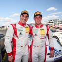 Hauchdünner Vorsprung für den Porsche von Fach Auto Tech vor dem FK Performance Motorsport-BMW