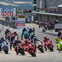 Von Beginn an kontrollierte Marc Marquez das Geschehen an der Spitze