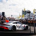 Der weiterentwickelte Porsche 911 GT3 R bei der Weltpremiere am Nürburgring
