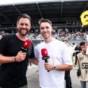 Kelvin van der Linde (rechts) feierte neben Matthias Killing seine ProSieben-Premiere