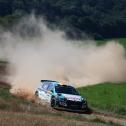 Marijan Griebel gewann am Samstag mit Beifahrerin Ella Kremer die ADAC Saarland-Pfalz Rallye