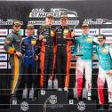 Das Podium: Ben Dörr/Guilherme de Oliveira, Leyton Fourie/Tim Zimmermann und Finn Wiebelhaus/Salman Owega (v.l.)