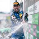 Jubelte über seinen dritten Saisonsieg in der DTM: René Rast