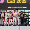 Das Podium der ADAC GT4 Germany