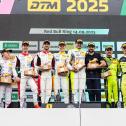 Großer Jubel auf dem Podium der ADAC GT4 Germany