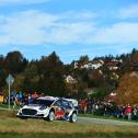Rasanter Umweltschutz: Die Rallye1-Boliden der FIA WRC nutzen 100 Prozent fossilfreien Treibstoff. Im Rahmenprogramm zeigt der ADAC Opel Electric Rally Cup, wie spannungsgeladen emissionsfreier Motorsport sein kann