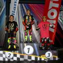 Podium Rennen 2 Klasse O-160, ADAC Mini Bike Cup: Till Trinks, Ben Warzecha, Paul Weinhold (v.l.n.r.), Cheb