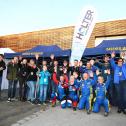 Deutsche Rallyemeisterschaft, ADAC Rallye Masters 2019; 6. Lauf, ADAC Knaus Tabbert 3-Städte-Rallye (Photo by Sascha Dörrenbächer)  Hermann Gassner jr., Ursula Mayrhofer, Hermann Gassner, Karin Thannhäuser + Team