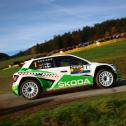 Deutsche Rallyemeisterschaft, ADAC Rallye Masters 2019; 6. Lauf, ADAC Knaus Tabbert 3-Städte-Rallye (Photo by Sascha Dörrenbächer)  #1-Fabian Kreim, Skoda Fabia R5