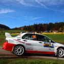 Deutsche Rallyemeisterschaft, ADAC Rallye Masters 2019; 6. Lauf, ADAC Knaus Tabbert 3-Städte-Rallye (Photo by Sascha Dörrenbächer)  #14-Sebastian Zimmermann, Mitsubishi Lancer Evo 9