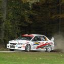 Deutsche Rallyemeisterschaft, ADAC Rallye Masters 2019; 6. Lauf, ADAC Knaus Tabbert 3-Städte-Rallye (Photo by Sascha Dörrenbächer)  #11-Patrik Dinkel, Mitsubishi Lancer Evo 9