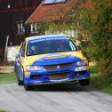 Deutsche Rallyemeisterschaft, ADAC Rallye Masters 2019; 6. Lauf, ADAC Knaus Tabbert 3-Städte-Rallye (Photo by Sascha Dörrenbächer)  #17-Marco Luger, Mitsubishi Lancer Evo 9