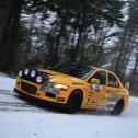 Ron Schumann im Mitsubishi Lancer mit einem starken 3. Platz