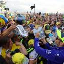 Publikumsmagnet Rossi beim Pitwalk