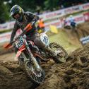 Dean Gregoire setzt sich im ADAC MX Junior Cup 85 nach einem spanenden Duell gegen Weltmeister Dani Heitink durch