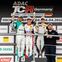 Das Podium der ADAC TCR Germany
