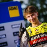 Moritz Ernecker kämpfte stark für seinen Start-Ziel-Sieg im ADAC MX Junior Cup 125