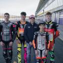 Stefan Bradl und die Förderfahrer des Motorsport Team Germany