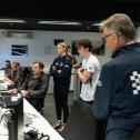 Die Datenanalyse mit Ingenieuren des Audi F1-Projekts war ein wichtiger Bestandteil des Trainings