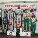 ADAC Kart Masters Kerpen Siegerehrung KF2 Rennen 2