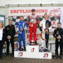 ADAC Kart Masters Kerpen Siegerehrung X30 Senior Rennen 1