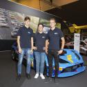 ADAC Stiftung Sport, Präsentation, Essen Motor Show, GT und Tourenwagen: Marius Zug, Max Hesse, Jan Philipp Springob (v.l.)