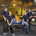 ADAC Stiftung Sport, Präsentation, Essen Motor Show, Kart: Jakob Bergmeister, Ben Dörr, Joel Mesch, Daniel Gregor (v.l.)