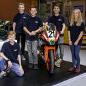 (l.-r.): Dustin Schneider, Leon Orgis, Freddie Heinrich, Lennox Lehmann, Lucy Michel - Motorrad-Rundstrecken-Förderkader 2019, ADAC Stiftung Sport, Essen Motor Show