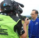 ADAC Rallye Deutschland, Taxifahrt, Heiko Maas, Bundesminister der Justiz und für Verbraucherschutz<br/>  Credits: WRC Promoter GmbH / Erik van 't Land