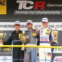 ADAC TCR Germany, Oschersleben, Siegerehrung