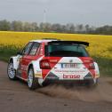 Will allen das Heck zeigen: Dominik Dinkel im Škoda Fabia R5